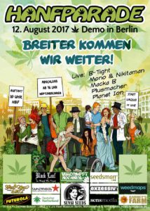 Poster der Hanfparade 2017