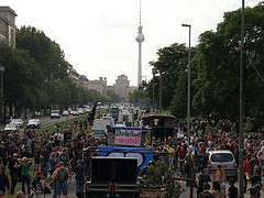 Foto von den Fuckparade 2007 Vorbereitungen, Foto: Wolfgang Sterneck