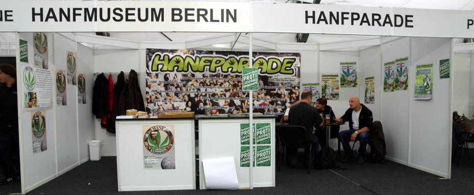 Foto unseres Stands auf dem Cannafest 2013